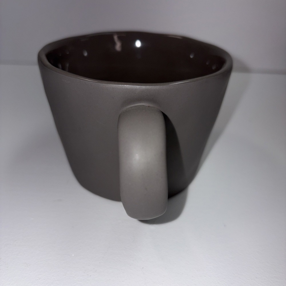 World Market Coffee Mug Taupe Gray 10 Oz Modern Classic Minimalist Masculine - Picture 3 of 5